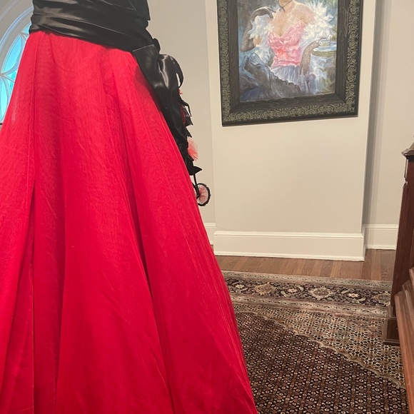 Luxury MICHEL-TELLIN DESIGNER PARIS Gown Worn Once 100%silk Video - Picture 8 of 14